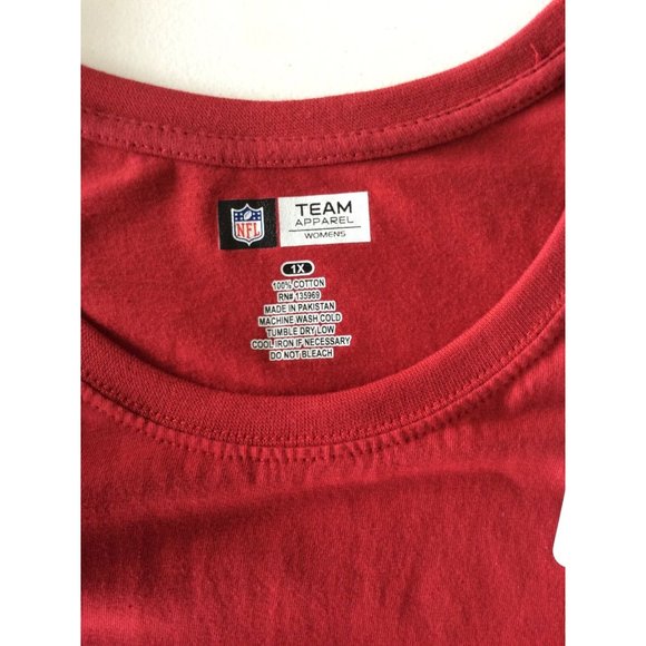 NWT, Arizona Cardinals NFL, Womens Tee, Size 1X - Picture 8 of 8